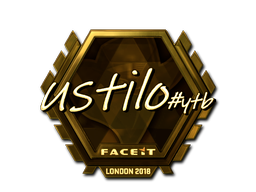Sticker | USTILO (Gold) | London 2018
