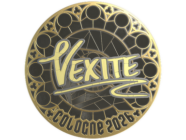Sticker | vexite (Gold) | Cologne 2026