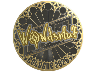 Sticker | w0nderful (Gold) | Cologne 2026