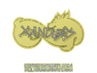 Sticker | XANTARES (Glitter) | Copenhagen 2024