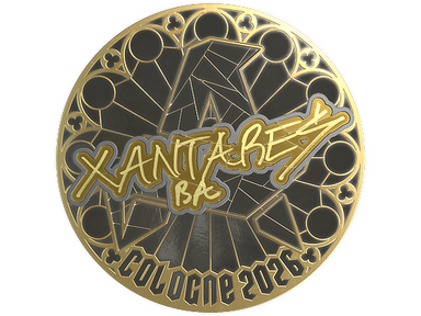 Sticker | XANTARES (Gold) | Cologne 2026