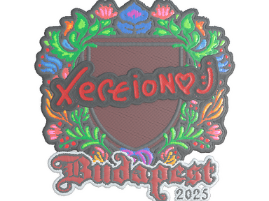Sticker | xertioN (Embroidered) | Budapest 2025
