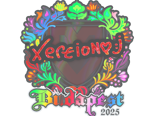 Sticker | xertioN (Holo) | Budapest 2025