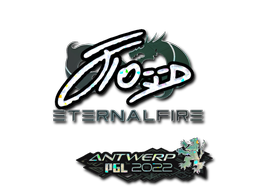 Sticker | xfl0ud (Glitter) | Antwerp 2022