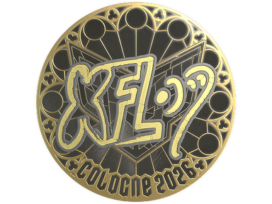 Sticker | xfl0ud (Gold) | Cologne 2026