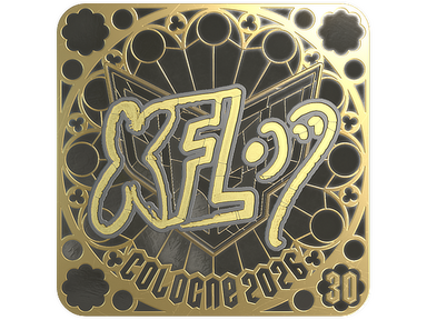 Sticker | xfl0ud (Gold, Ranked) | Cologne 2026