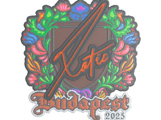 Sticker | XotiC (Embroidered) | Budapest 2025