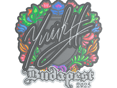 Sticker | yuurih (Embroidered) | Budapest 2025