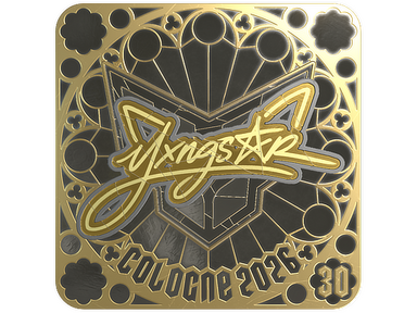 Sticker | yxngstxr (Gold, Ranked) | Cologne 2026