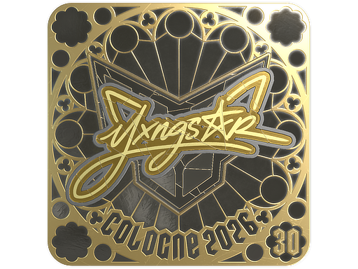 Sticker | yxngstxr (Gold, Ranked) | Cologne 2026