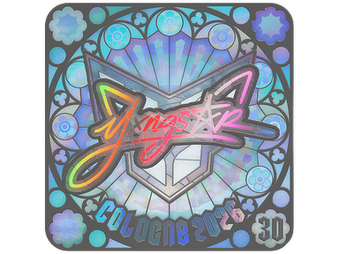 Sticker | yxngstxr (Holo, Ranked) | Cologne 2026