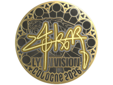 Sticker | z4KR (Gold) | Cologne 2026