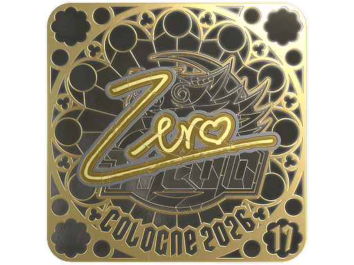 Sticker | Zero (Gold, Ranked)  | Cologne 2026