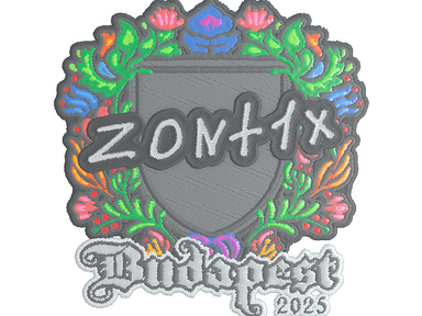 Sticker | zont1x (Embroidered) | Budapest 2025