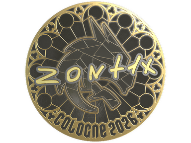 Sticker | zont1x (Gold) | Cologne 2026