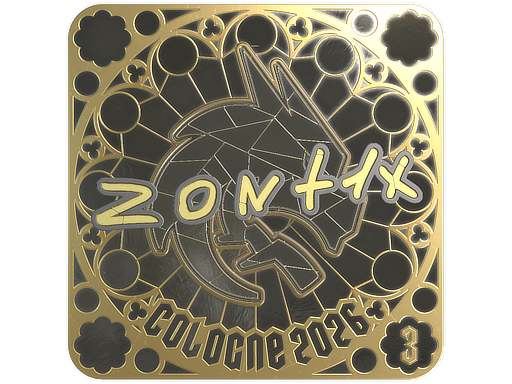 Sticker | zont1x (Gold, Ranked) | Cologne 2026