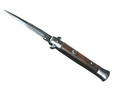 Stiletto Knife | Damascus Steel