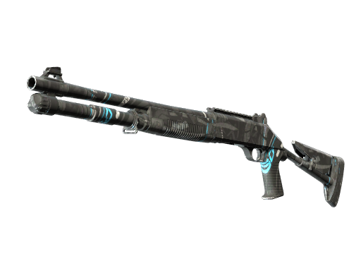 XM1014 | Blue Tire (Battle-Scarred)